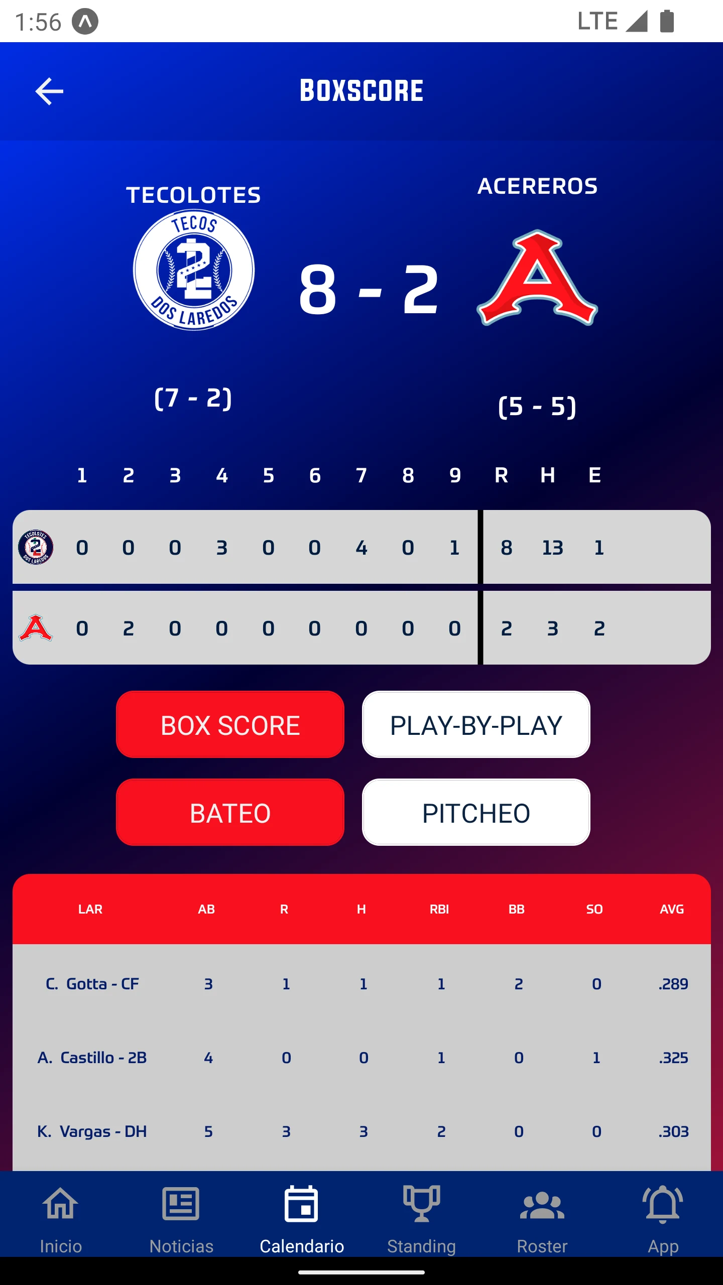 Acereros de Monclova Oficial screenshot