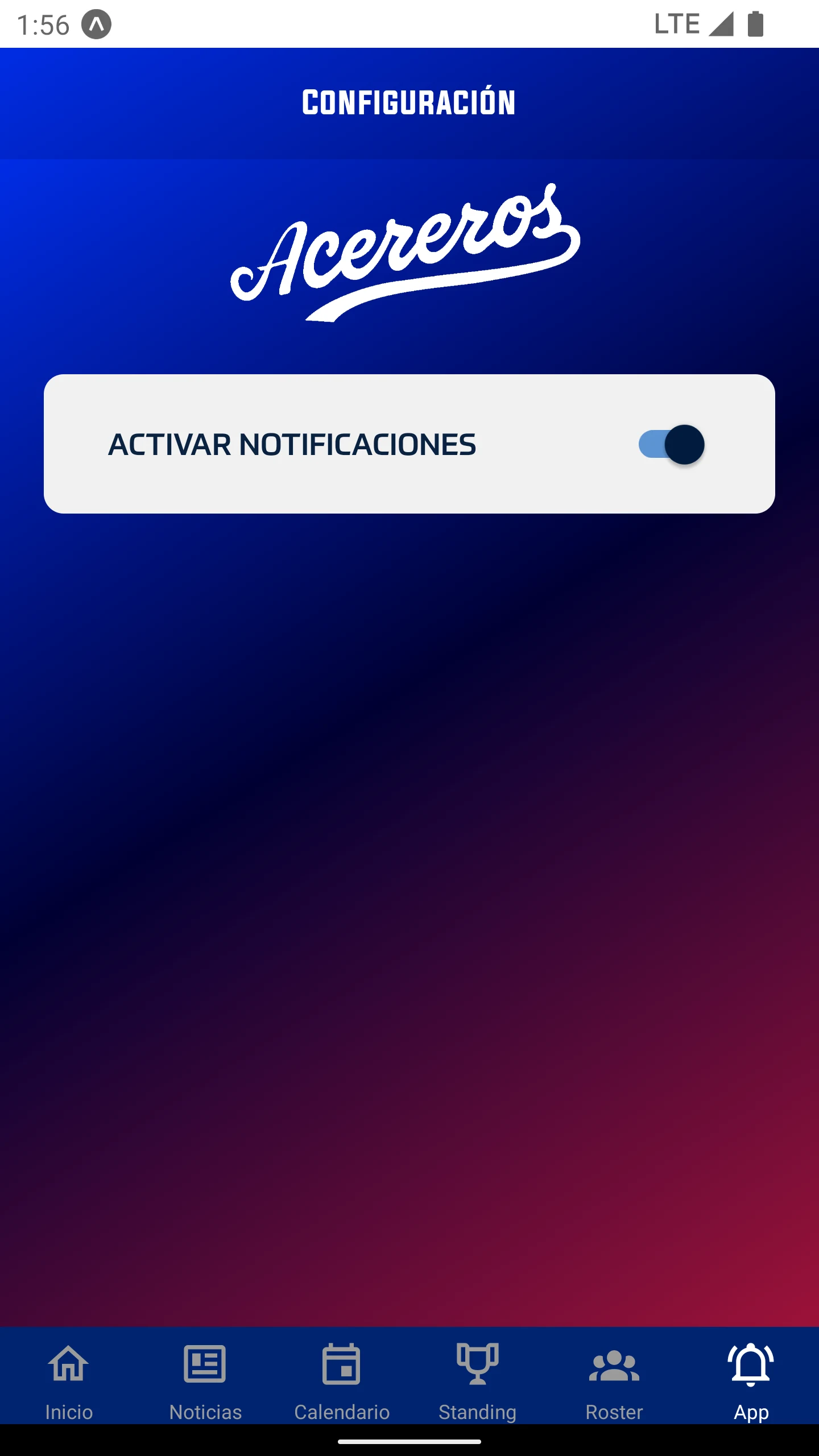 Acereros de Monclova Oficial screenshot